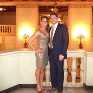 New Years Eve Gold Cocktail Dress!